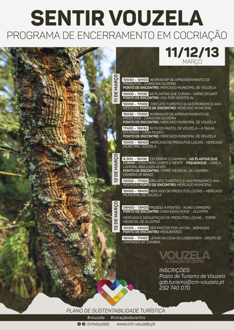 Read more about the article “SENTIR VOUZELA” PROGRAMA DE ENCERRAMENTO EM COCRIAÇÃO – 11, 12 e 13 março