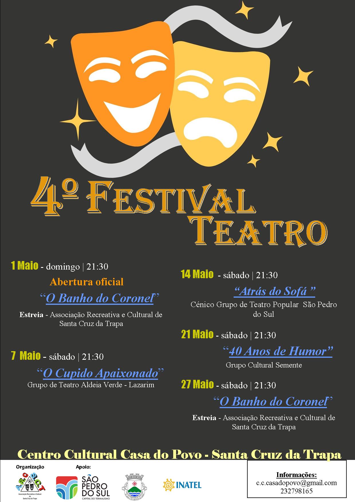 Read more about the article 4.º FESTIVAL TEATRO | MAIO | Centro Cultural Casa do Povo S. C. Trapa