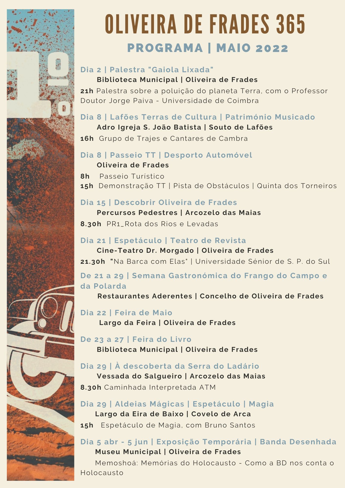 Read more about the article Oliveira 365 – programa de maio