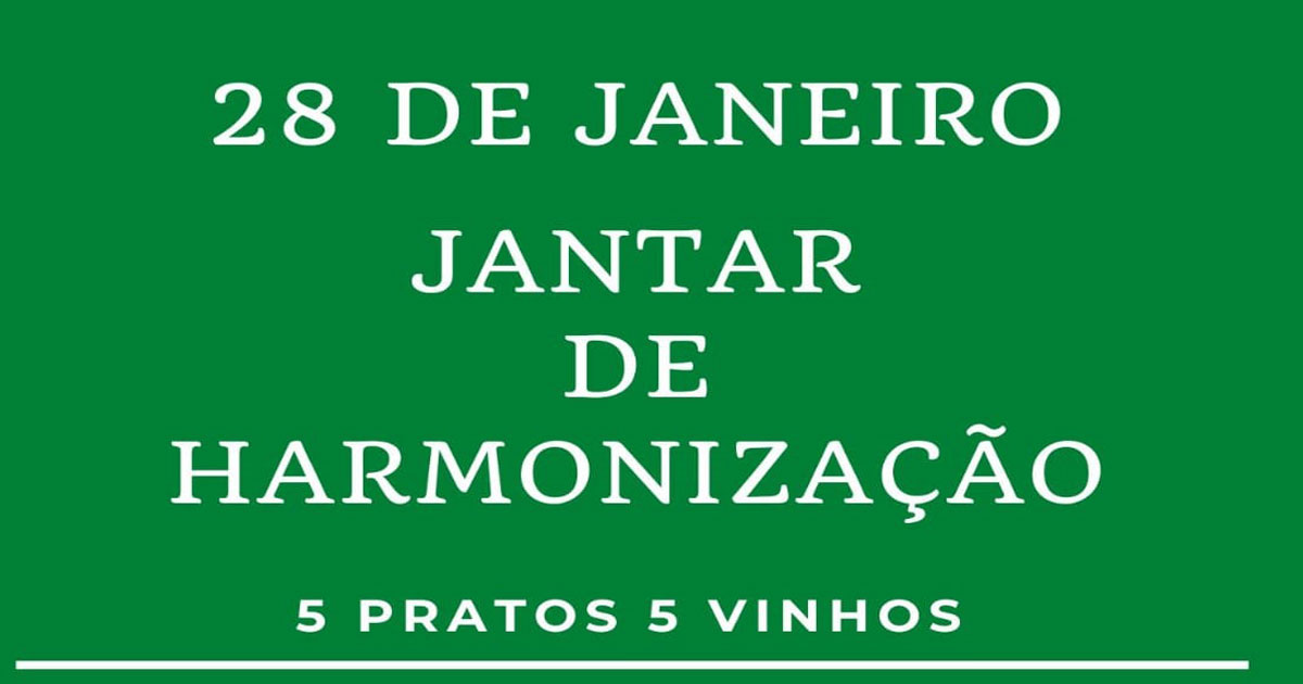 You are currently viewing Jantar de Harmonização – 5 PRATOS 5 VINHOS