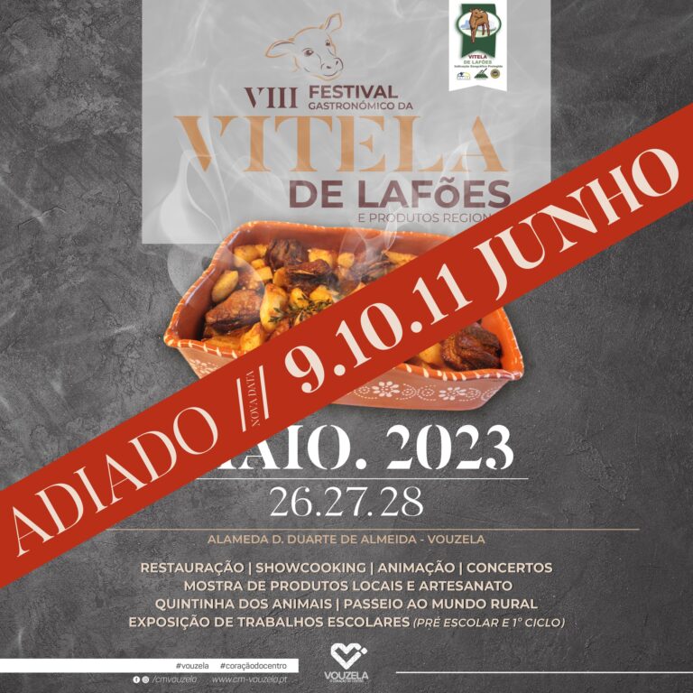 Read more about the article Festival da Vitela de Lafões adiado para 9 a 11 de Junho